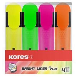 Kores szövegkiemelő készlet, 0, 5-5 mm, 4 különböző szín (IK36140) - emag