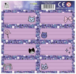 DERFORM Cleo és Frank 8 db-os füzetcímke - Little Star - kétféle (NNZCF47) (NNZCF47)