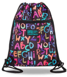 COOLPACK - Vert zsinóros hátizsák, tornazsák - Alphabet (C70236) (C70236)