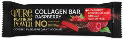 Pure Platinum Power belga étcsokoládéval mártott málnás-túrós kollagén szelet 30 g