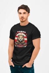 D&B Férfi/Unisex Póló ME00003 BoberKurwa Fekete-Méret L (ME00003 BoberKurwa Black-SizeL)
