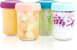 Babymoov Стъклени купички за храна Babymoov - 4 броя, 220ml (A004313)