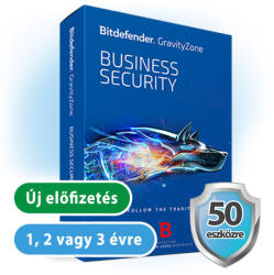 Bitdefender GravityZone Business Security 50 eszközre, 1 évre (bitdefender_business_security_50pc_1ev)