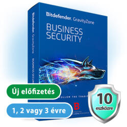 Bitdefender GravityZone Business Security 10 eszközre, 1 évre (bitdefender_business_security_10pc_1ev)