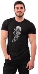 D&B Férfi/Unisex Póló ZN00001 Iron Maiden Fekete-Méret L (ZN00001IronMaidenBlackSizeL)