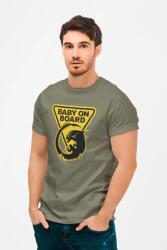 D&B Férfi/Unisex Póló MO00007 Alien Katonai zöld-Méret XL (MO00007AlienMilitaryXL)