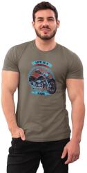 D&B Férfi/Unisex Póló ST00169 Ride Katonai zöld-Méret XL (ST00169RideMilitaryGreenXL)