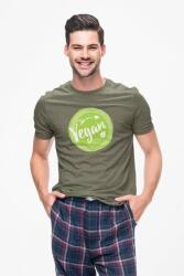 D&B Férfi/Unisex Póló ST00155 Vegan Katonai zöld-Méret 2XL (ST00155VeganMilitaryGreen2XL)