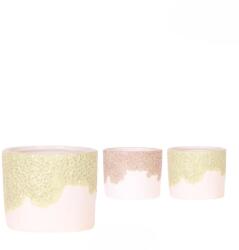  Kerámiakaspó "Bloom Sand" többféle színben cserép Ø kb. 6 cm