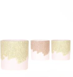  Kerámiakaspó "Bloom Sand" válogatás cserép Ø kb. 9 cm