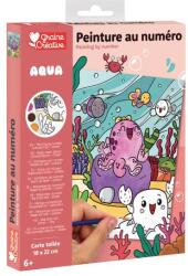 GRAINE CREATIVE GRAINE CREATIVE Pictură după numere Animale din ocean (GCR750264) Carte de colorat