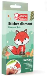 GRAINE CREATIVE GRAINE CREATIVE Autocolante pictură cu diamante Vulpe (GCR750279)