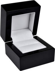 JK Box Cutie cadou din lemn pentru inel Black BB-2/A25