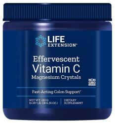 Life Extension Cristale efervescente de vitamina C și magneziu, 180 g, Life Extension