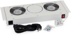TRITON Panou Ventilatie 2x Termost Negru (rab-ch-x25-x1) - generaltech