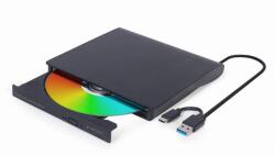 Gembird Unitate optica Gembird DVD-USB-031, DVD-RW, USB-A / USB-C, Black (DVD-USB-031)