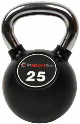 inSPORTline Gumis harangsúly krómozott fogantyúval insportline ketlebel 25 kg (ISL-8248/szines)