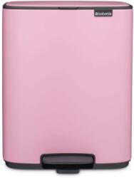 Brabantia Cos de gunoi Brabantia Bo Pedal 1010446, 12 l, Inchidere usoara, Baza antiderapanta, Roz (1010446) Cos de gunoi
