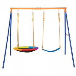 VivaTechnix Leagan pentru copii, cadru otel A, max 200 kg, demontabil si portabil, 1800H x 2160 x 1850 mm (AXQQTZ2RW000VMH9NV0) Balansoar bebelusi