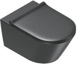 CATALANO Zero vas wc agăţat fără margine cu spălare turbionară negru lucios 0111750022 (0111750022)