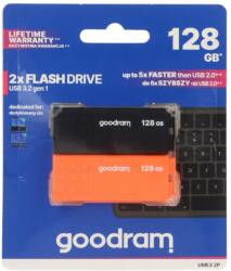 GOODRAM 128GB USB 3.2 2-Pack (UME3-1280MXR11-2P) Memory stick