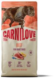 CARNILOVE True Fresh Dog Beef Adult 12 kg száraz táp friss marhahússal felnőtt kutyák számára