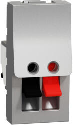 Schneider Electric Priza audio clips 1M Schneider Noua Unica aluminiu NU348730 (NU348730)