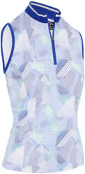 Callaway Tricou pentru femei Callaway Active Geo Sleeveless Polo Brilliant White M