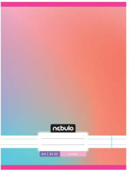 Nebulo Füzet, a4, vonalas, 81-32, monochrome és gradient minták i. , 12 db/csomag nebulo (VO-MGM-1-A4)