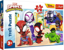 Trefl PUZZLE TREFL 24 MAXI SPIDEY SI PRIETENII LUI EXTRAORDINARI (VIVA-14348) Puzzle