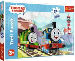 Trefl PUZZLE TREFL 24 MAXI THOMAS TOM SI PERCY PE LINII (VIVA-14354) Puzzle