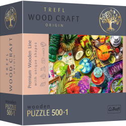 Trefl PUZZLE TREFL DIN LEMN 500+1 PIESE COCKTAILURILE COLORATE (VIVA-20154) Puzzle