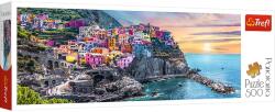 Trefl PUZZLE TREFL 500 PANORAMA ORASUL VERNAZZA (VIVA-29516) Puzzle