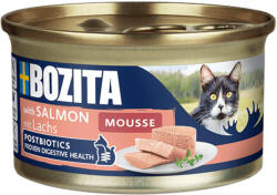Bozita 24x85g Bozita Mousse Postbiotics Lazac nedves macskatáp