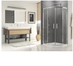 SanSwiss Cabina de dus semirotunda cu usi glisante SanSwiss Ocelia 80x80 cm (OCER550805007)