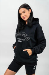 Nebbia Hanorac pentru femei GYM RAT Branded Oversized Hoodie black S