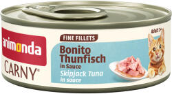 Animonda 24x60g animonda Carny Adult Fine Fillets tonhal szószban nedves macskatáp