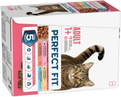Perfect Fit 24x85g Perfect Fit Adult 1+ nedves macskatáp vegyes csomagban