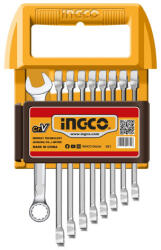 INGCO Csillag-villáskulcs készlet 9 részes 6-19 mm CrV (HKSPA1096)
