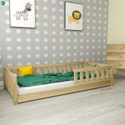 Komforttéka Lulu gyerekágy 80x160 natúr + habmatrac