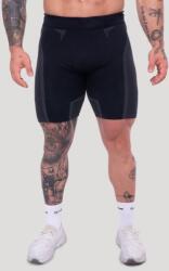 GymBeam OG1 varrásmentes rövidnadrág Black/Grey M