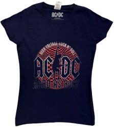 AC/DC Hard As Rock Navy Blue L Női Ing (<![CDATA[ACDCTS66LN03]]>)