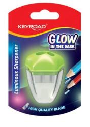 Keyroad Răzătoare dublă fluorescentă KEYROAD, cu recipient transparent, blister