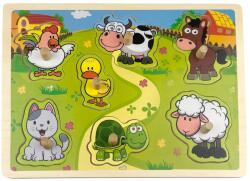 Sunman Puzzle din lemn, Animale domestice, 7 piese (S01006469_001w) Puzzle