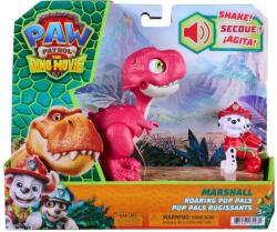 PAW Patrol Set dinozaur cu figurina, Paw Patrol, Roaring Pup Pals, Marshall, 20158882 Figurina
