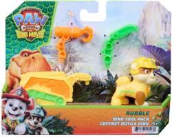 PAW Patrol Figurina cu accesorii, Paw Patrol the Dino Movie, Rubble, 20157004 Figurina