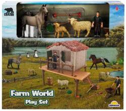 Crazoo Set figurine, Crazoo, Animale de la ferma, Cal, Miel si Oaie Figurina