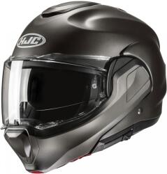 HJC Cască de motocicletă rabatabilă HJC F100 Solid Semi negru-titan (HJC189295)