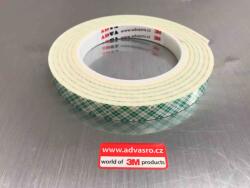 3M 4008 Bandă de spumă adezivă cu până lauă fețe, gro. 3, 2 mm, 12 mm x 2 m (AD40081202)