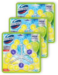 Domestos Power5 WC frissítő blokk, Lime (3x3x50 g)